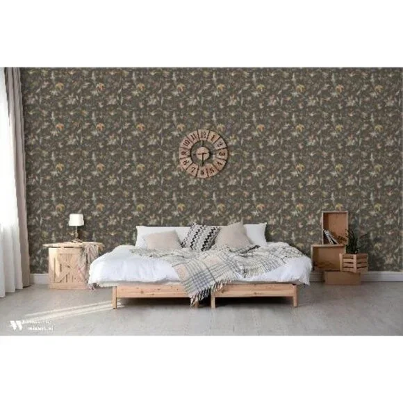 NEW Cole and Son Hummingbirds Wallpaper Charcoal/Ginger -112/4017 | - Picture 3 of 9